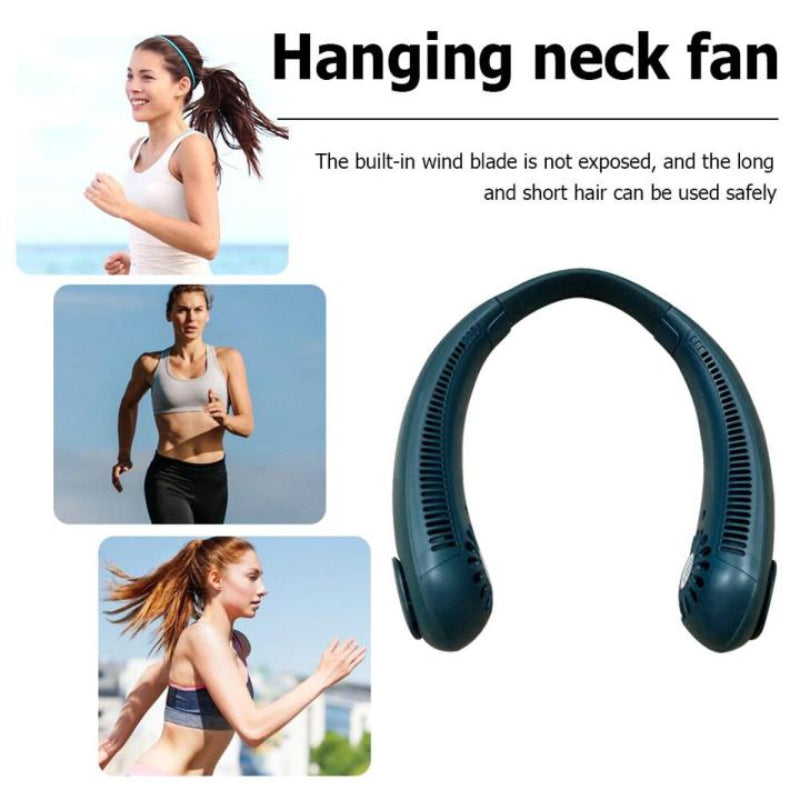 Hanging neck fan